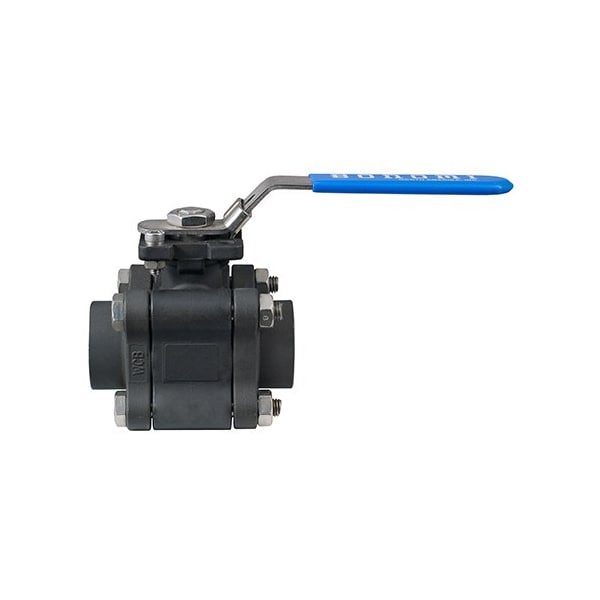 Bonomi North America 2in FULL PORT 3-PIECE CARBON STEEL DIRECT MOUNT HIGH PERFORMANCE BALL VALVE W/ LOCKING LEVER 630LL-2 - main
